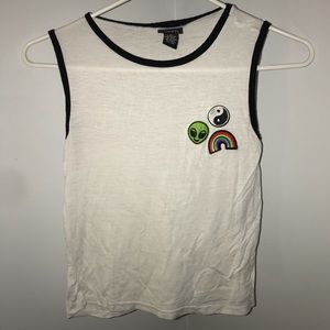 Rue21 White Tank Top